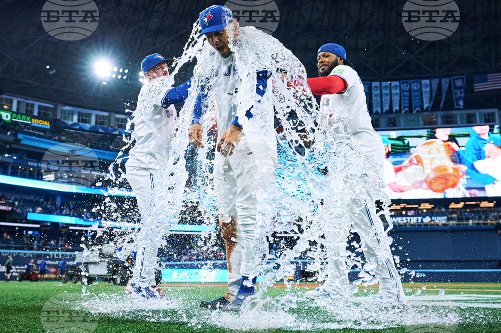 APTOPIX Twins Blue Jays Baseball