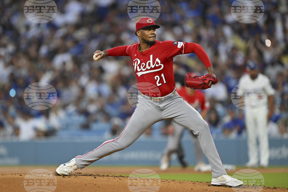 Reds Dodgers Baseball