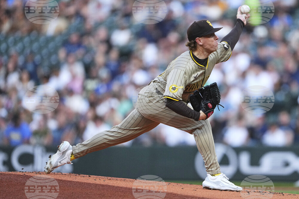 Padres Mariners Baseball