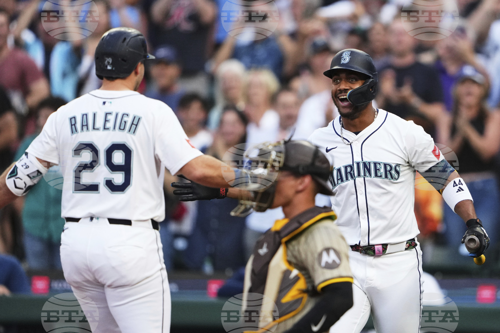 Padres Mariners Baseball