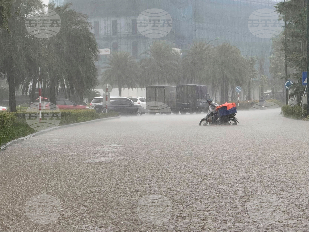 Виетнам регистрира рекорд от повече от един метър валежи за 24 часа