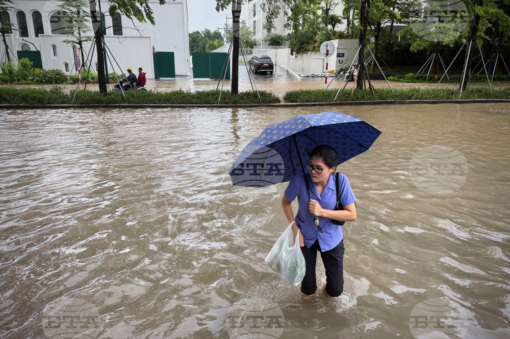 Vietnam Extreme Weather Typhoon Kajiki