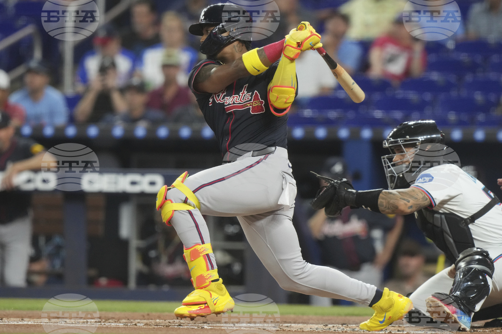 Braves Marlins Baseball