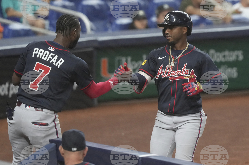 Braves Marlins Baseball