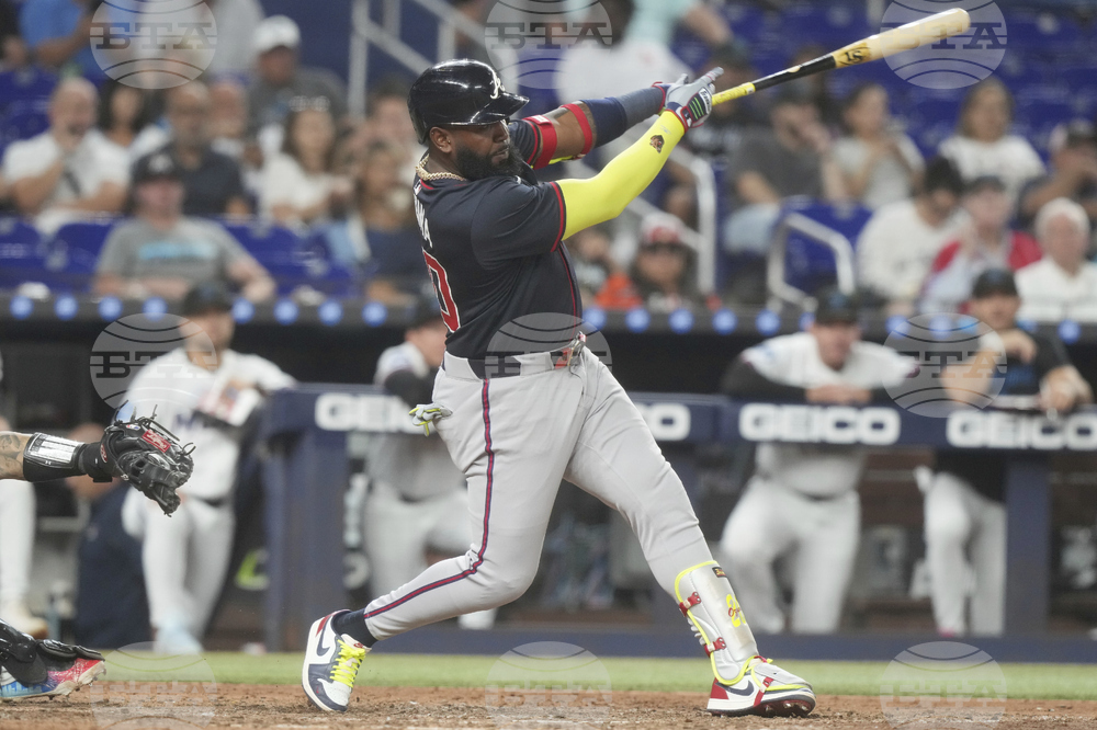 Braves Marlins Baseball