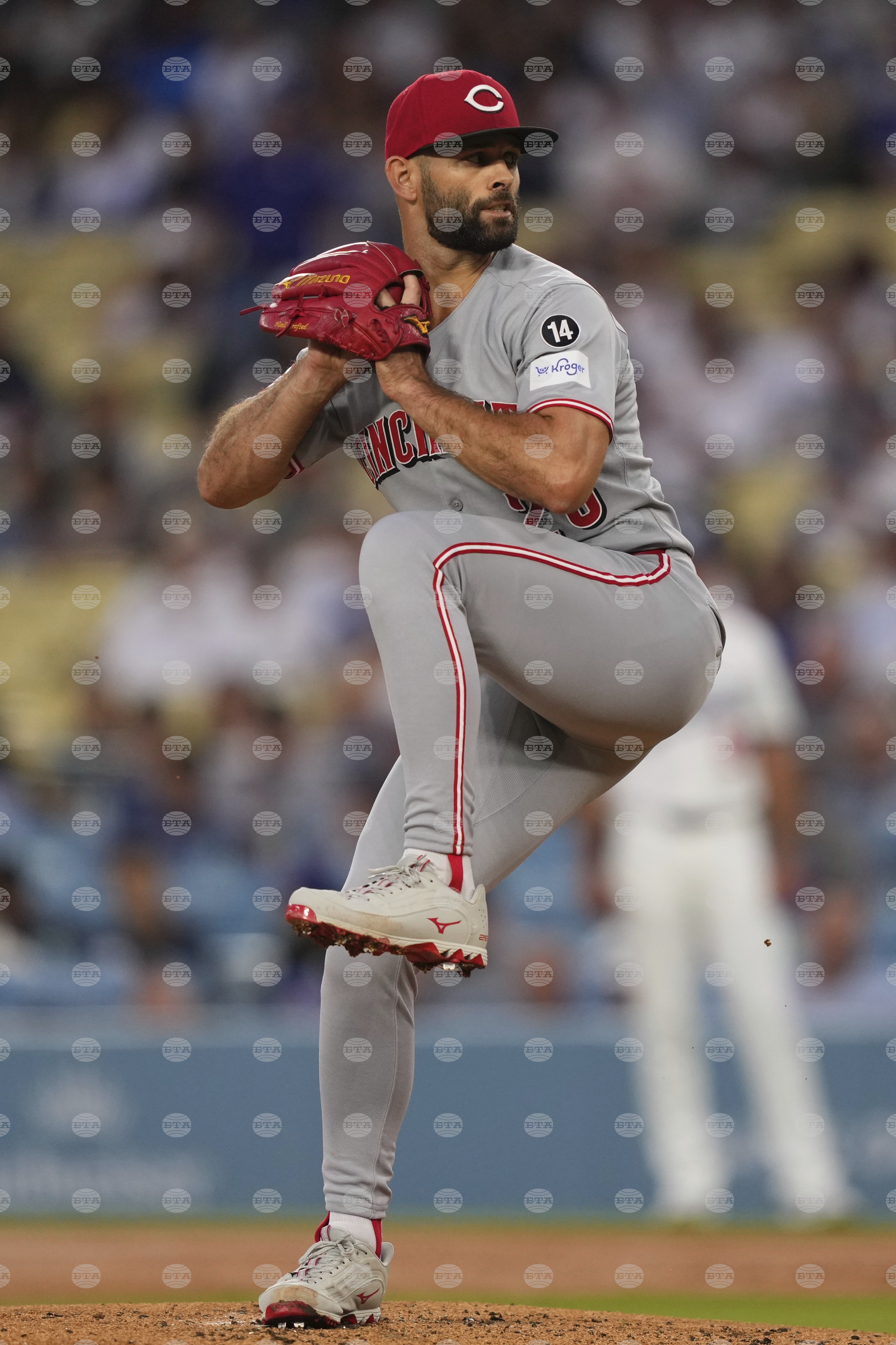 Reds Dodgers Baseball