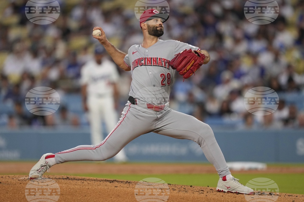 Reds Dodgers Baseball