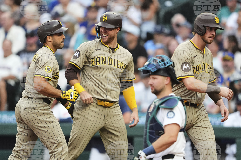 Padres Mariners Baseball