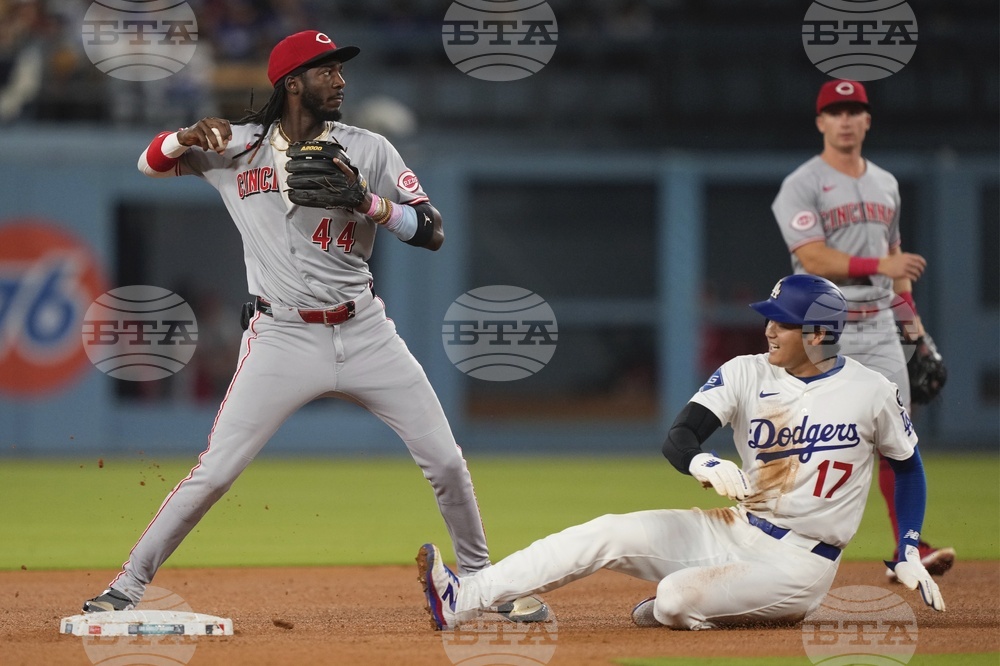 Reds Dodgers Baseball
