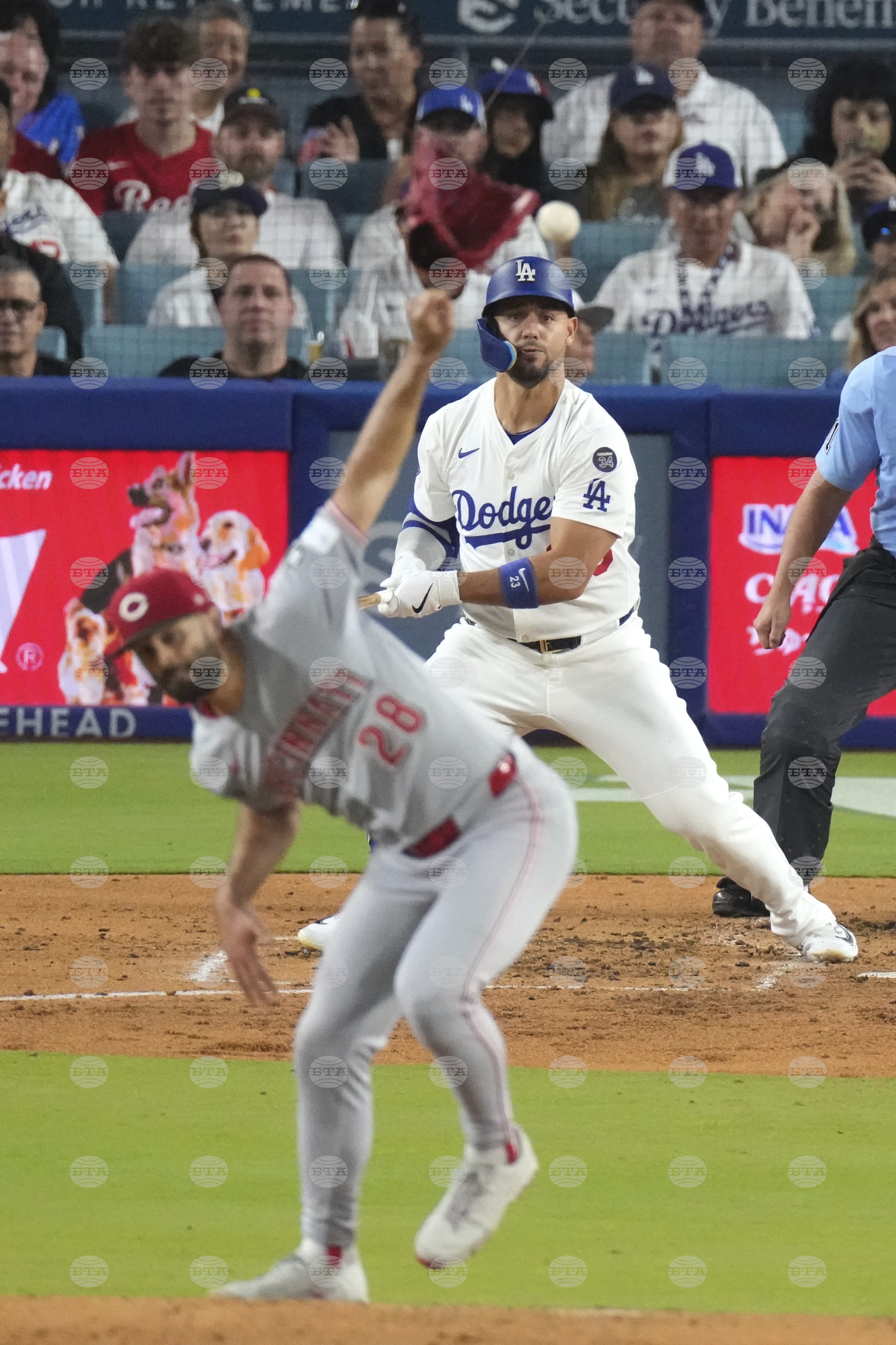 Reds Dodgers Baseball
