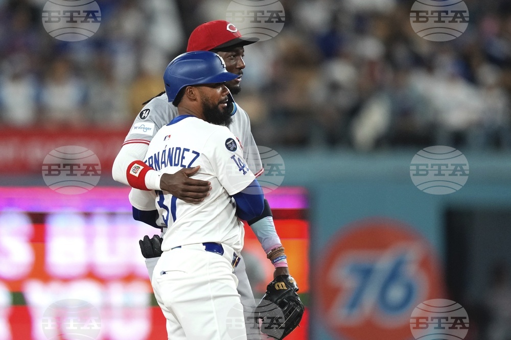 Reds Dodgers Baseball