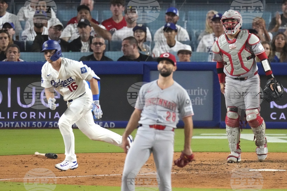 Reds Dodgers Baseball