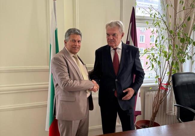 ПП АБВ: Румен Петков проведе среща с либийския заместник-министър д-р Насер Ел Менфи