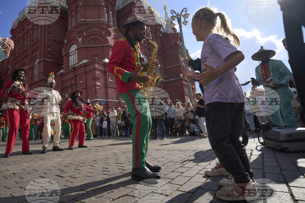 APTOPIX Russia Spasskaya Tower Military Festival