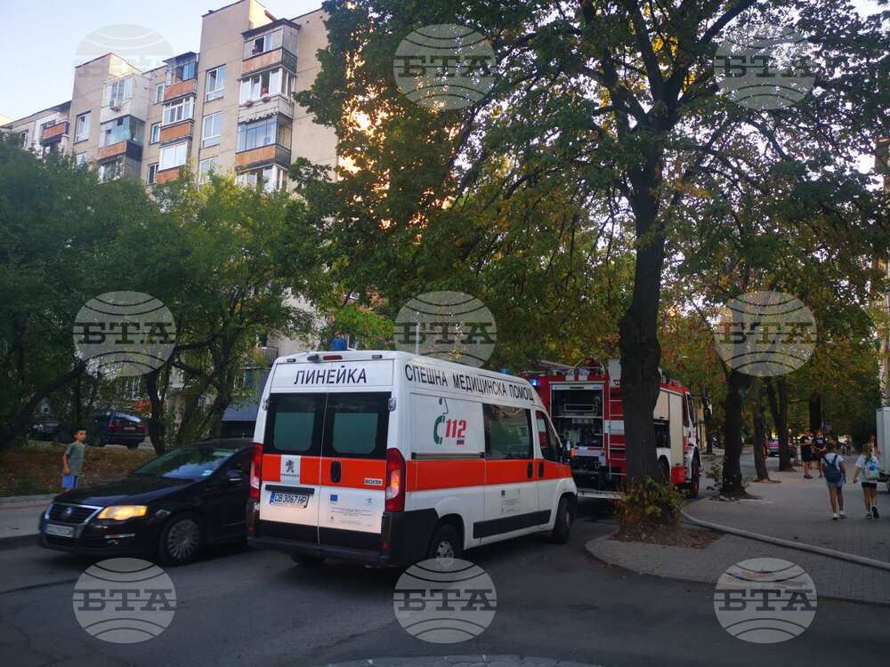Пожар - квартал "Стрелбище"