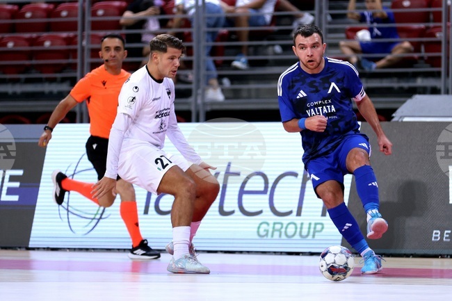 Левски (София) претърпя поражение в третата си среща от квалификационния турнир в Шампионската лига по футзал