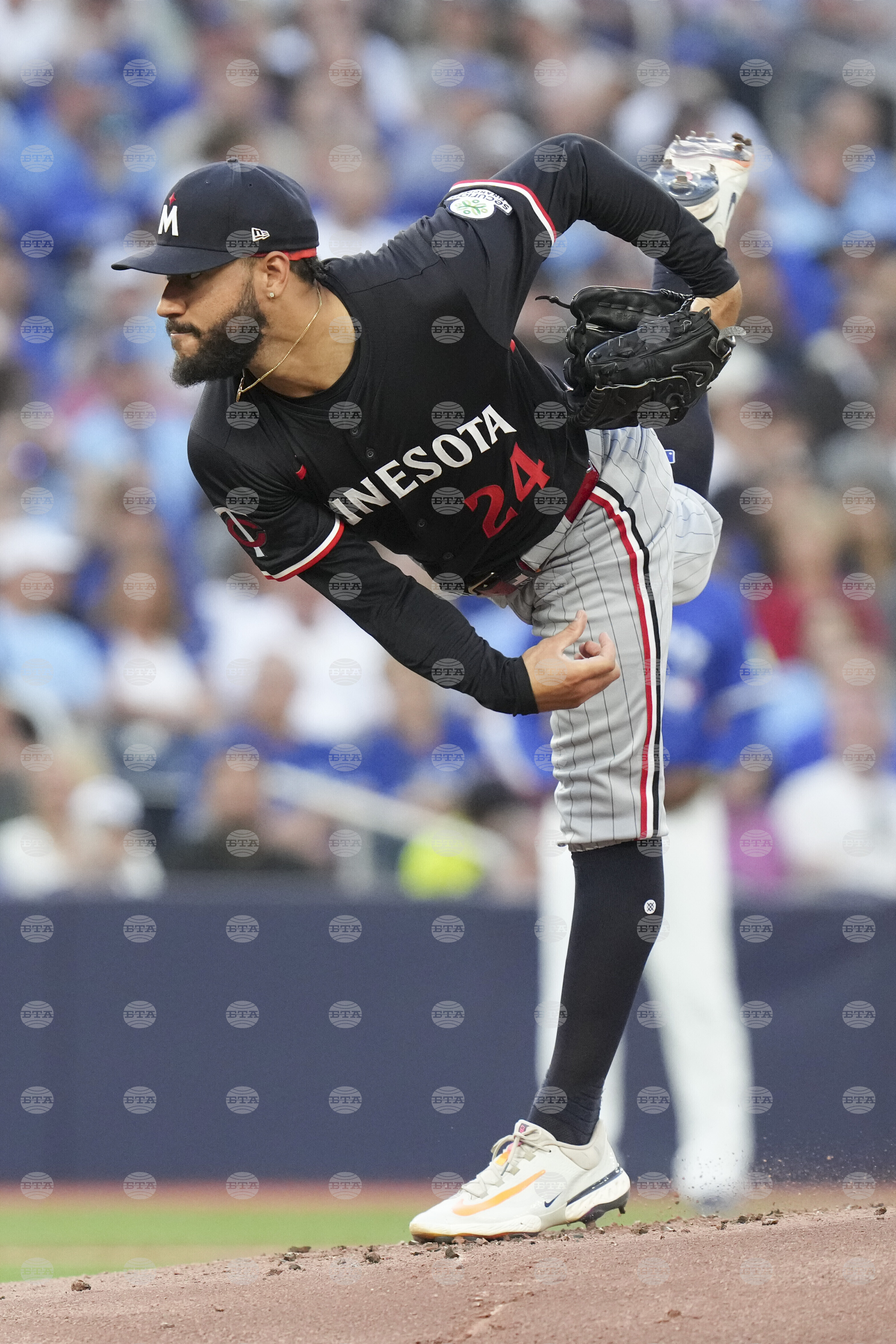 Twins Blue Baseball