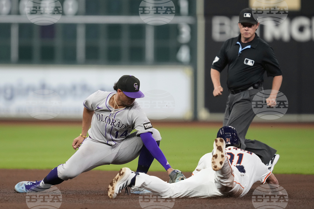 Rockies Astros Baseball