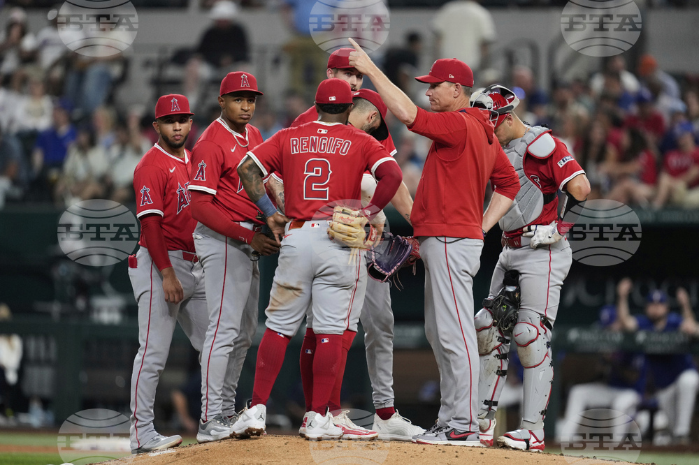 Angels Rangers Baseball