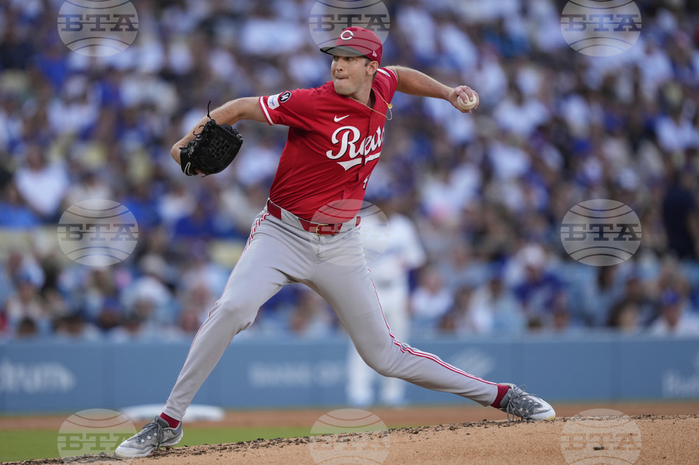 Reds Dodgers Baseball