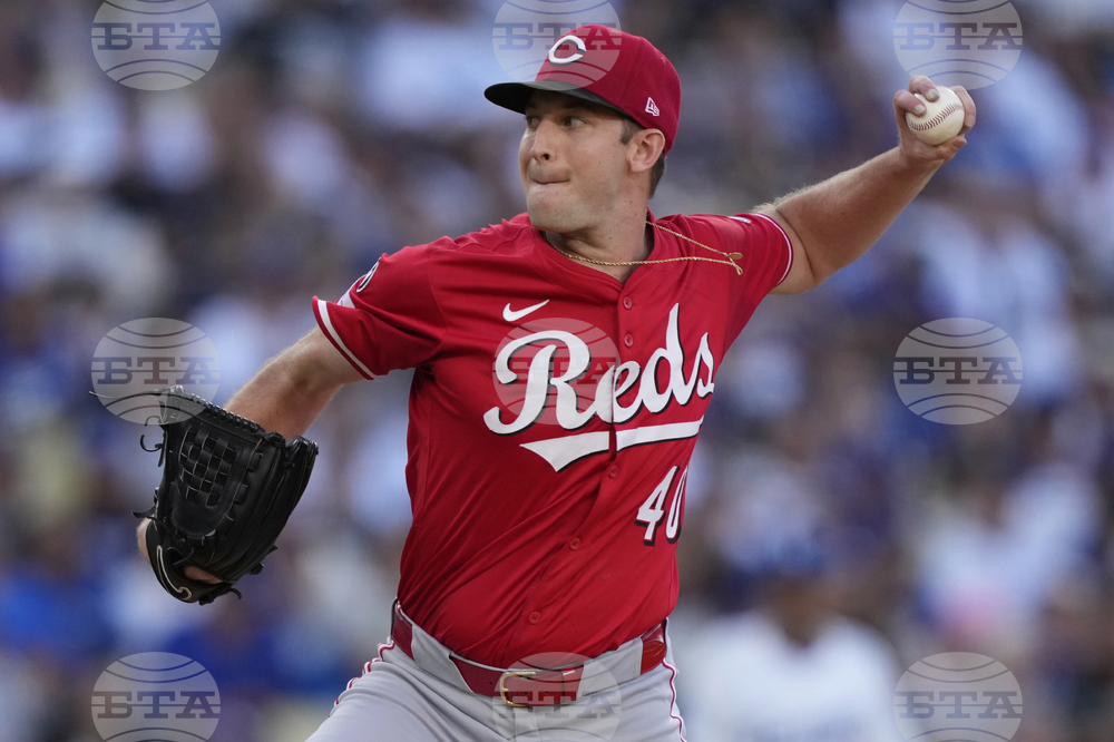 Reds Dodgers Baseball