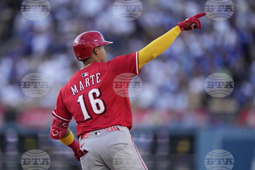 Reds Dodgers Baseball