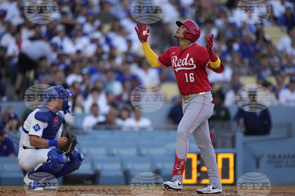 Reds Dodgers Baseball