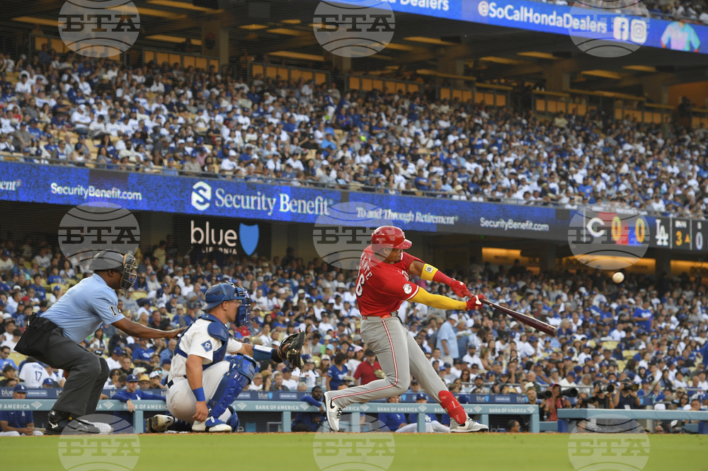 Reds Dodgers Baseball