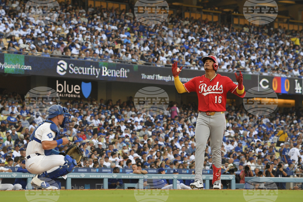 Reds Dodgers Baseball