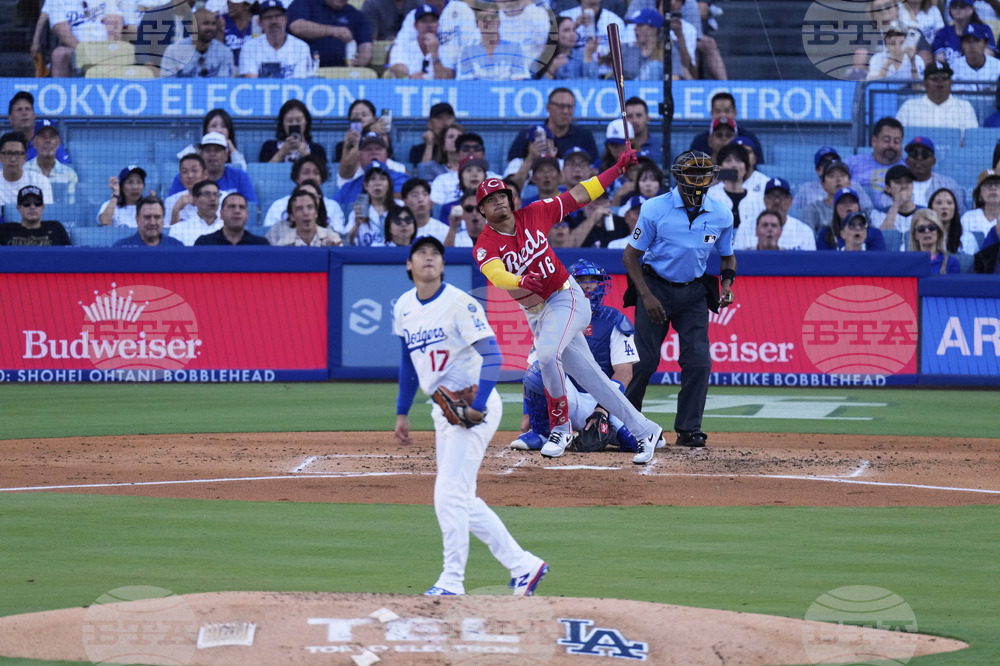 Reds Dodgers Baseball