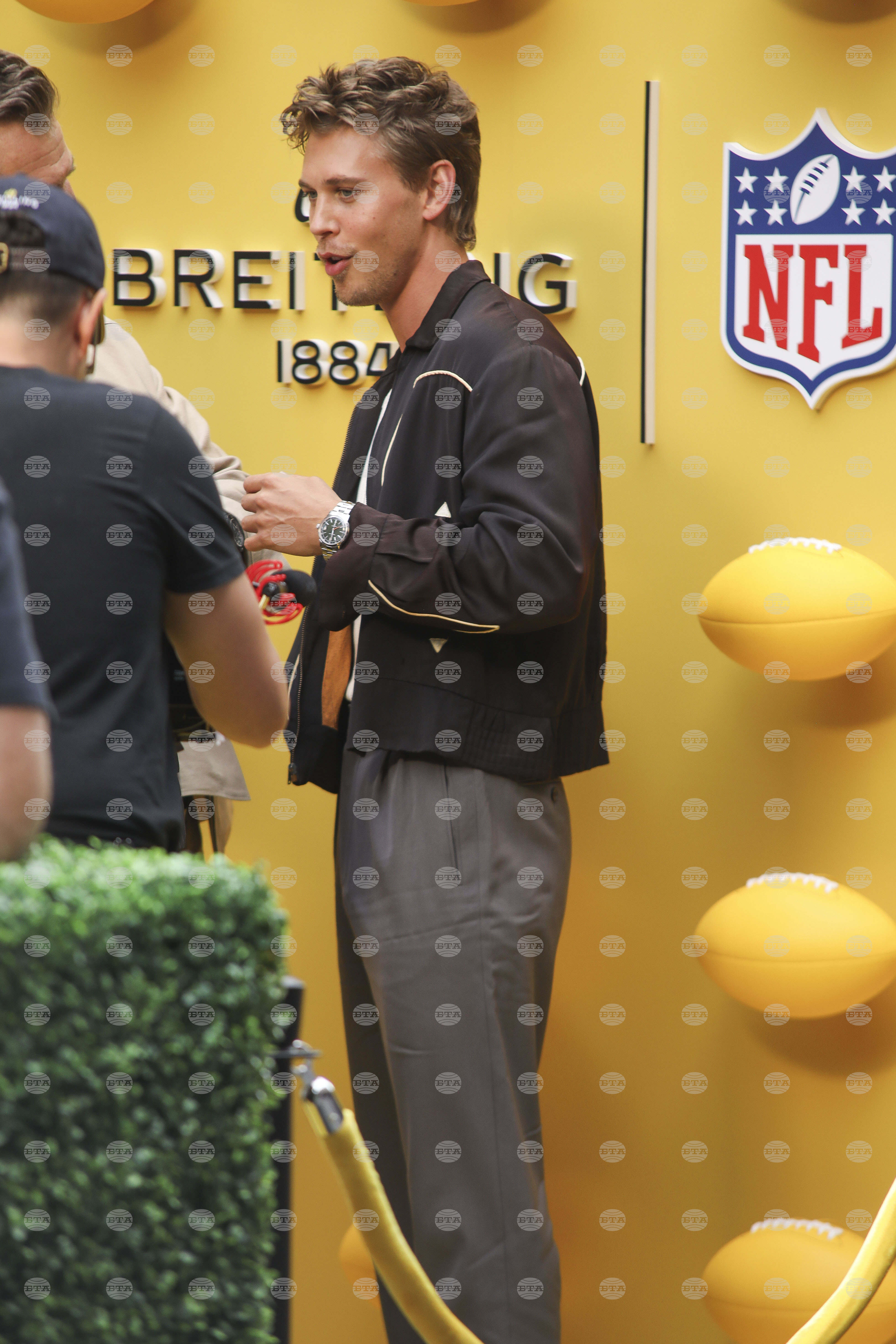 Breitling and NFL Partnership Announcement Celebration