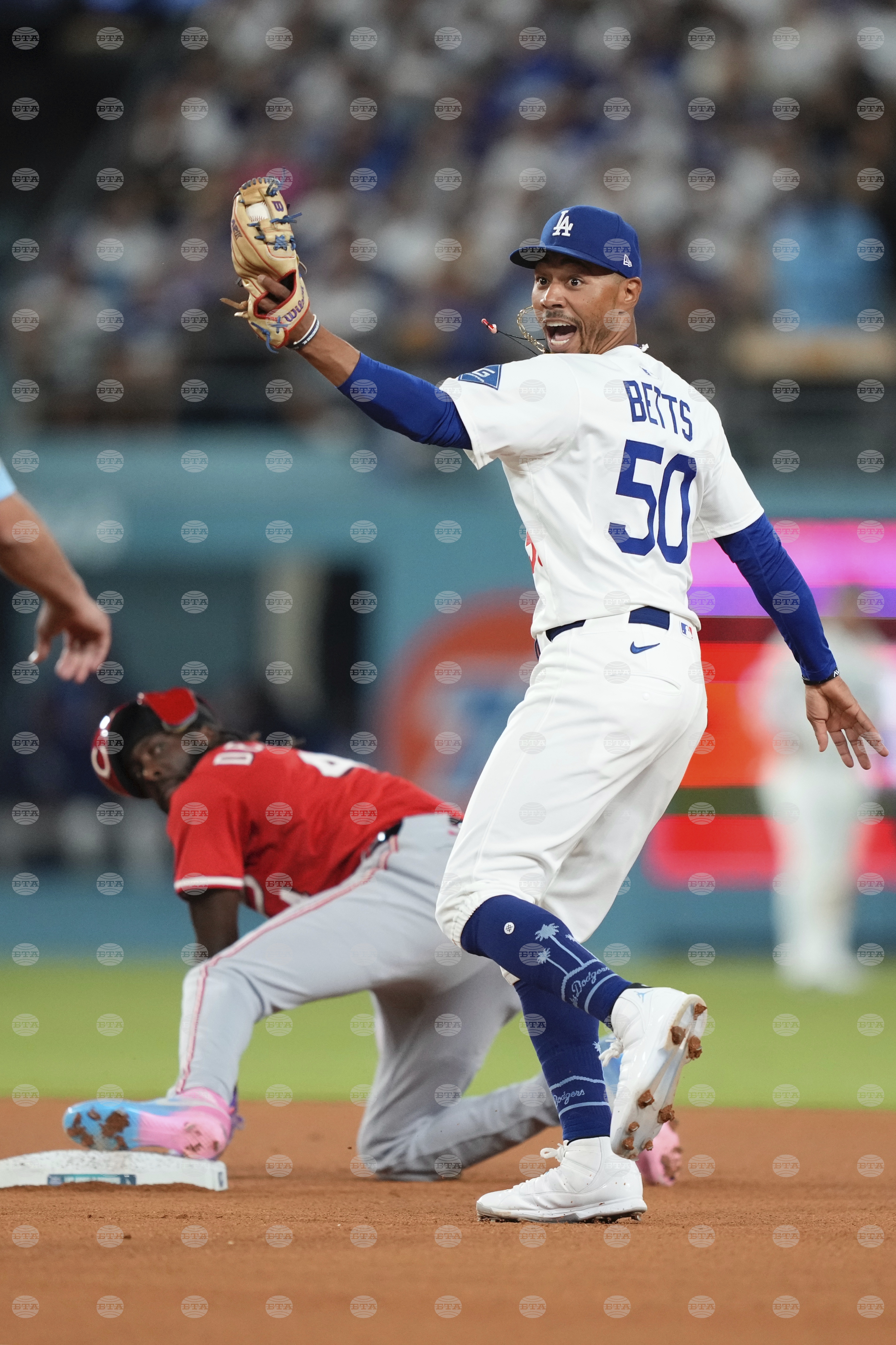 Reds Dodgers Baseball