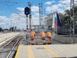 Гара Зимница - откриване извършен ремонт