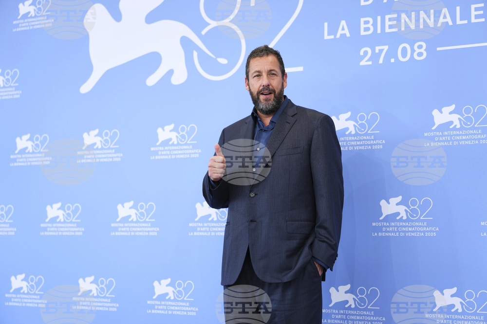 Italy Venice Film Festival Jay Kelly Photo Call