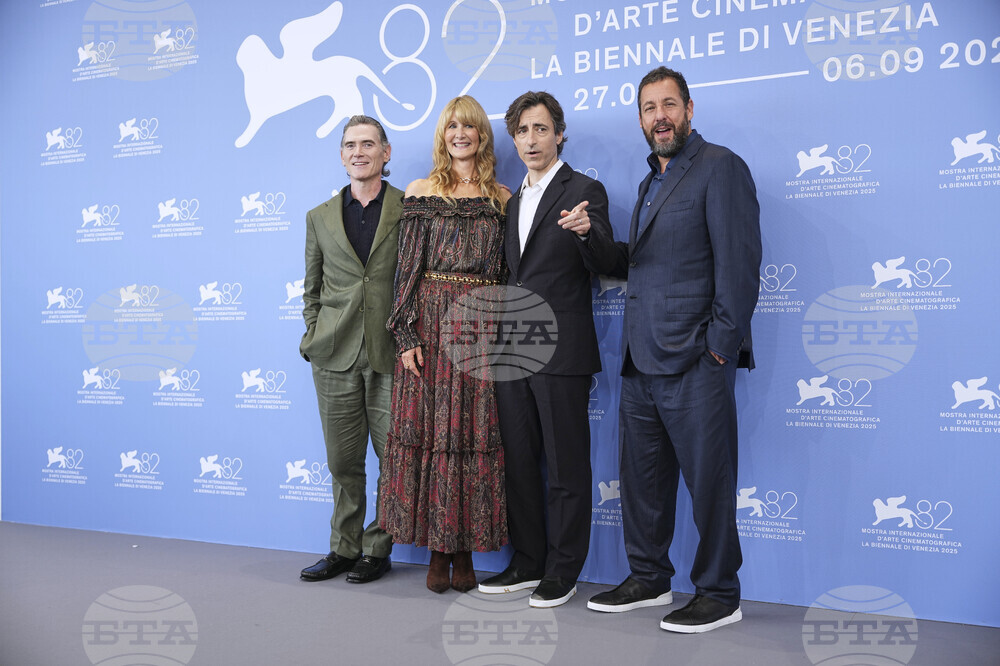 Italy Venice Film Festival Jay Kelly Photo Call