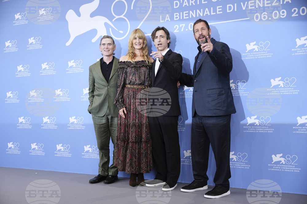 Italy Venice Film Festival Jay Kelly Photo Call