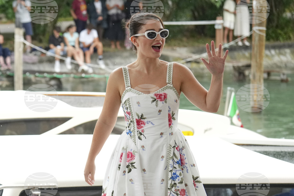 Italy Venice Film Festival Jay Kelly Arrivals
