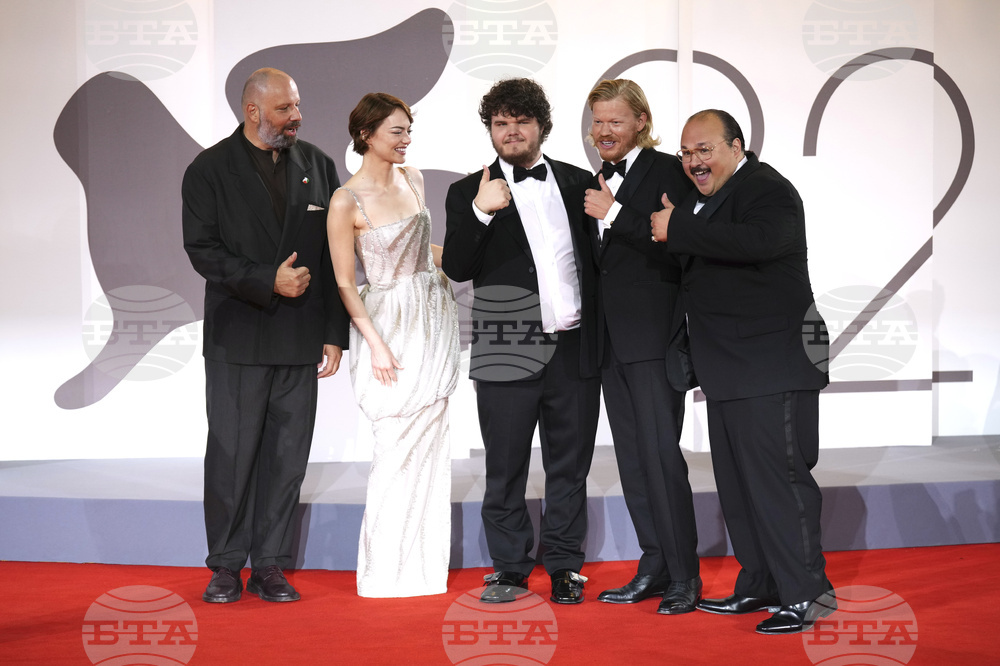 Italy Venice Film Festival Bugonia Red Carpet