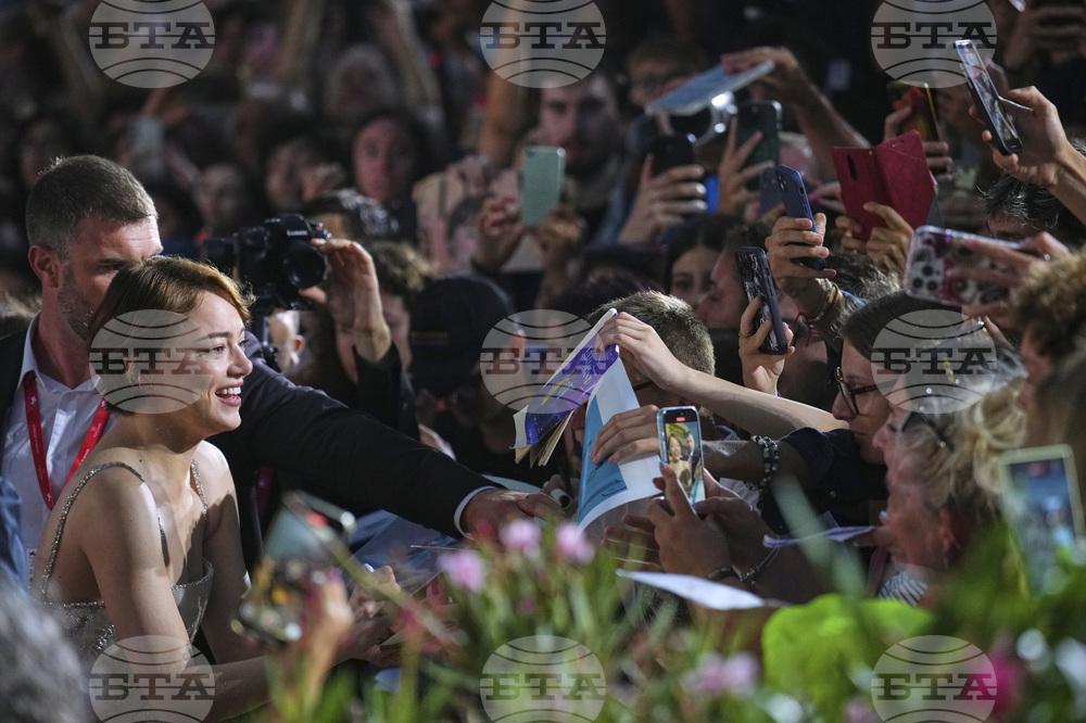 Italy Venice Film Festival Bugonia Red Carpet