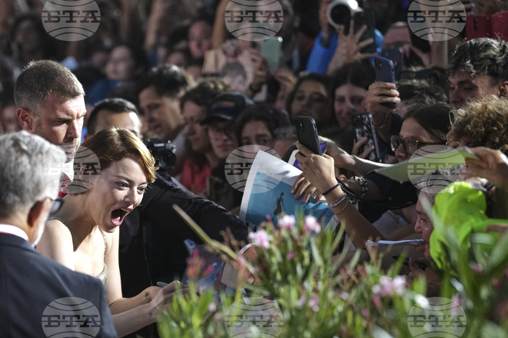 Italy Venice Film Festival Bugonia Red Carpet