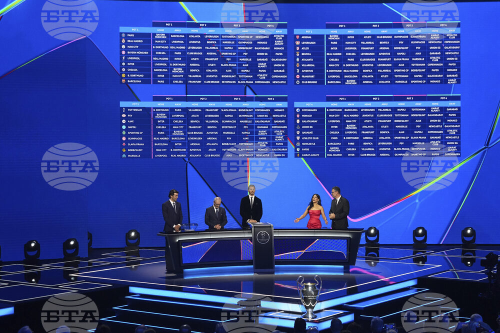 Monaco Soccer Champions League Draw