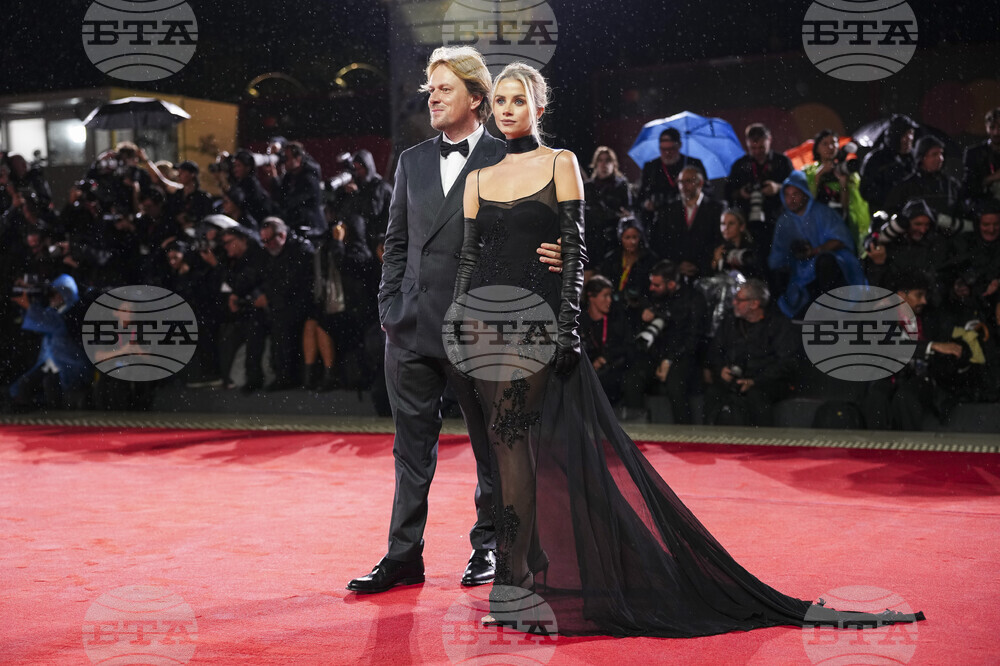 Italy Venice Film Festival Jay Kelly Red Carpet