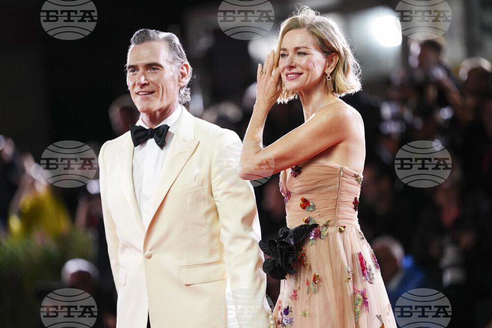 Italy Venice Film Festival Jay Kelly Red Carpet