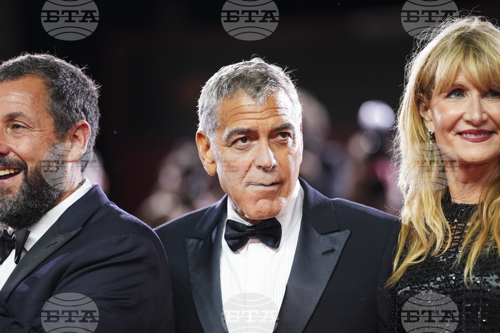 Italy Venice Film Festival Jay Kelly Red Carpet