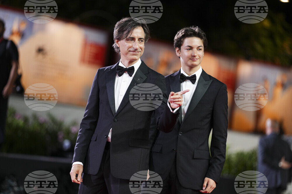 Italy Venice Film Festival Jay Kelly Red Carpet