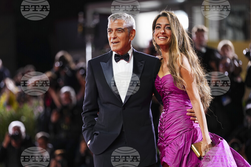 Italy Venice Film Festival Jay Kelly Red Carpet