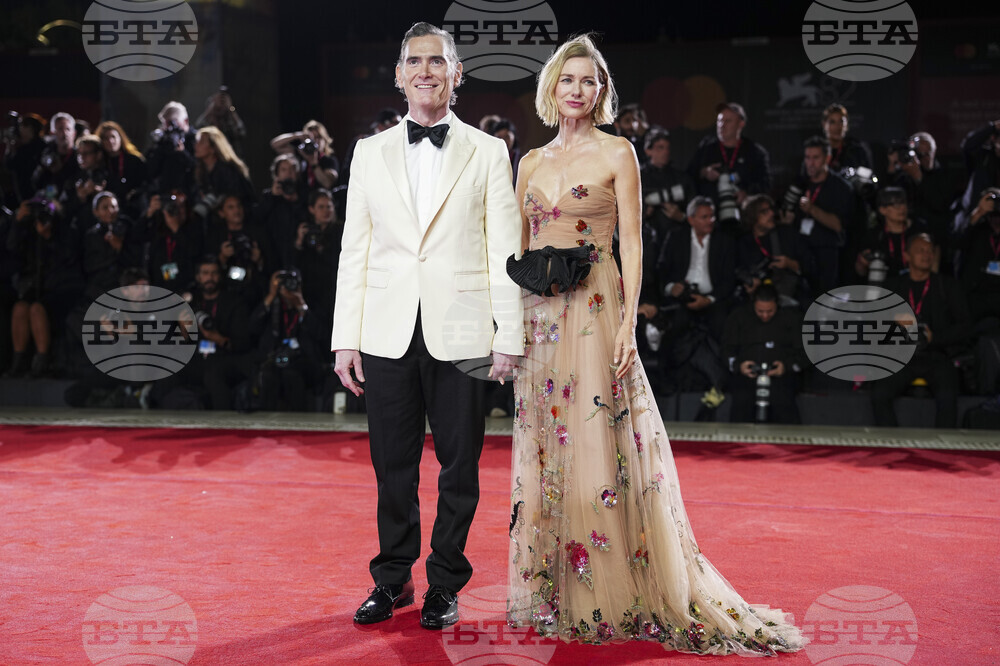 Italy Venice Film Festival Jay Kelly Red Carpet