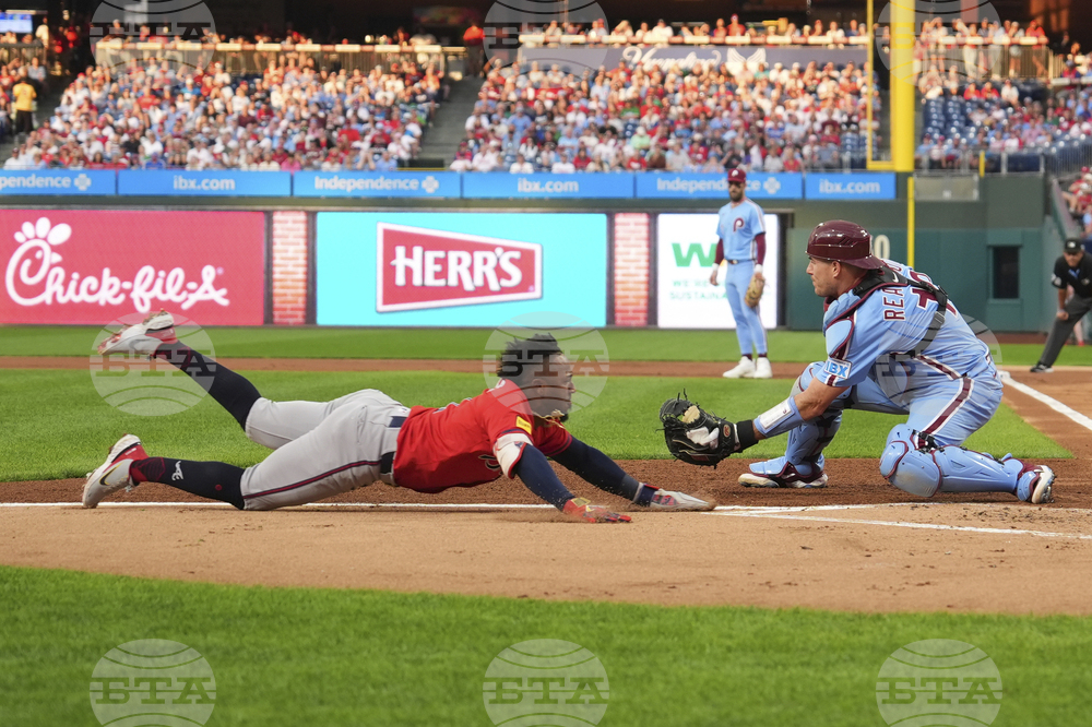 Braves Phillies Baseball