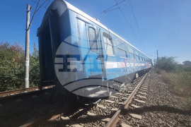 Стара Загора - дерайлирал влак