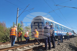 Стара Загора - дерайлирал влак